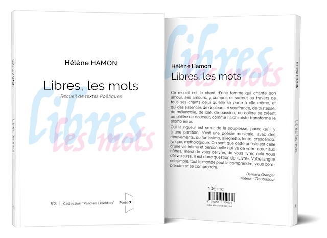 ☀️ New ☀️ <BR> <br><BR> Libres, Le Mots <BR><br> Par  Hélène HAMON <BR> <BR> 1 livre port inclus 