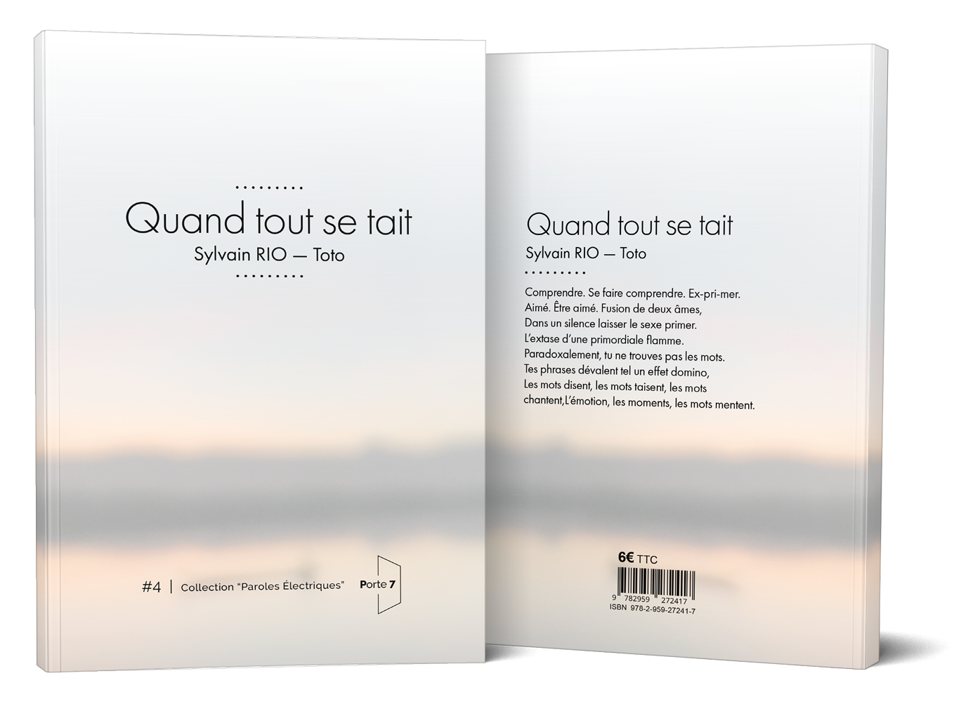 ☀️New☀️☀️new☀️<br><br> Quand Tout se Tait <br><br> par Sylvain Rio - Toto <br> <br>1 livre port inclus