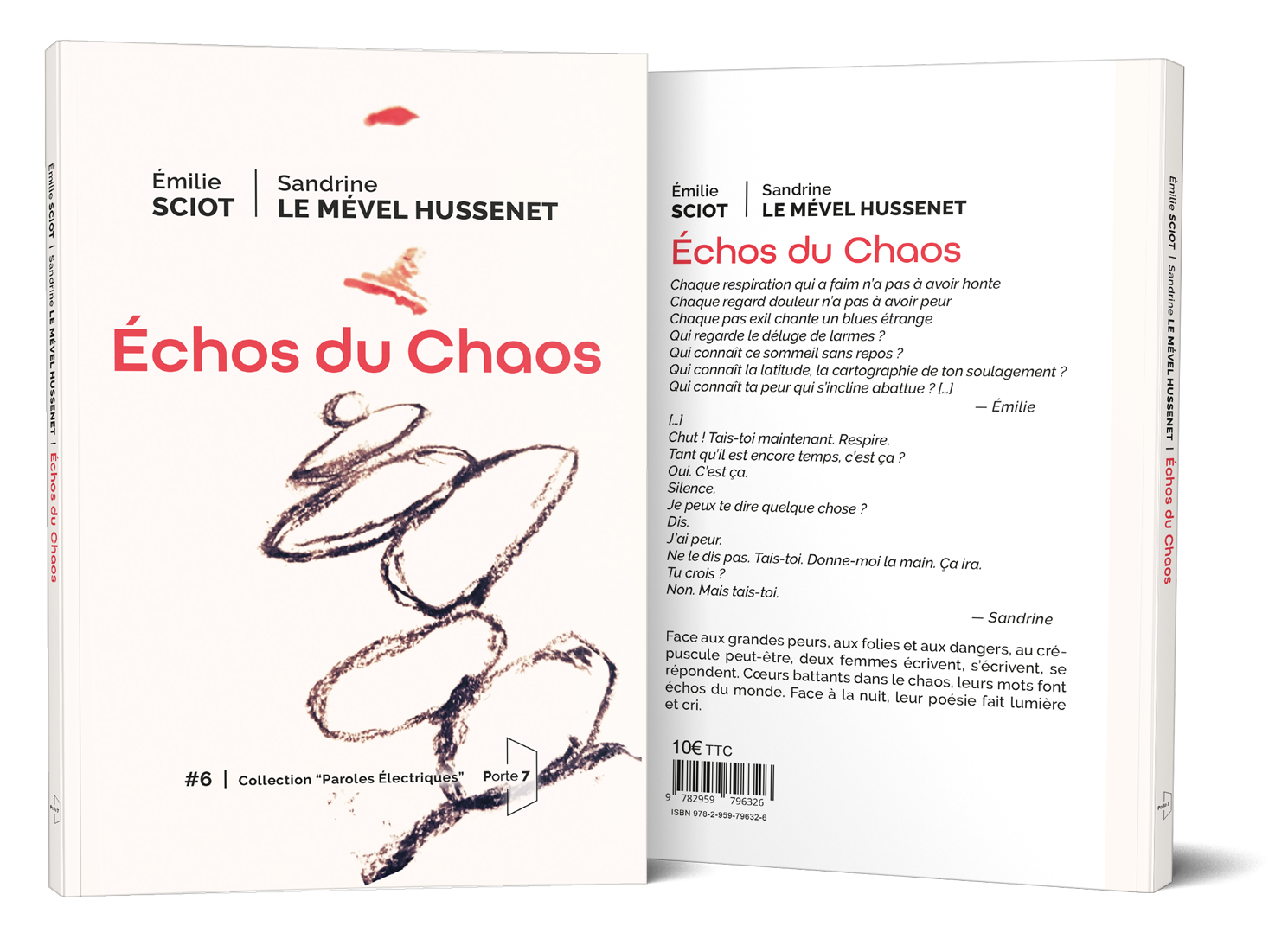 Pré-commandes <br>☀️new☀️ new ☀️<br><br> Échos du Chaos<br><br> par Émilie Sciot & Sandrine Le Mével Hussenet<br> <br>1 livre port inclus